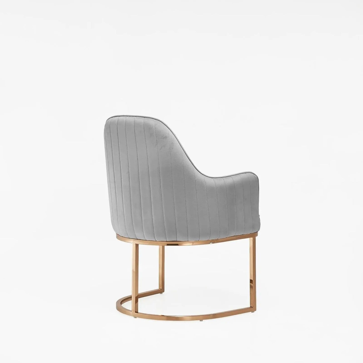 Andria Rose Gold Stylish Dining Chair