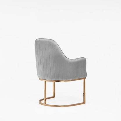 Andria Rose Gold Stylish Dining Chair
