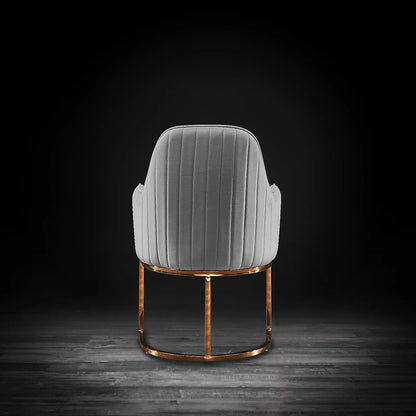 Andria Rose Gold Stylish Dining Chair
