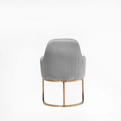 Andria Rose Gold Stylish Dining Chair