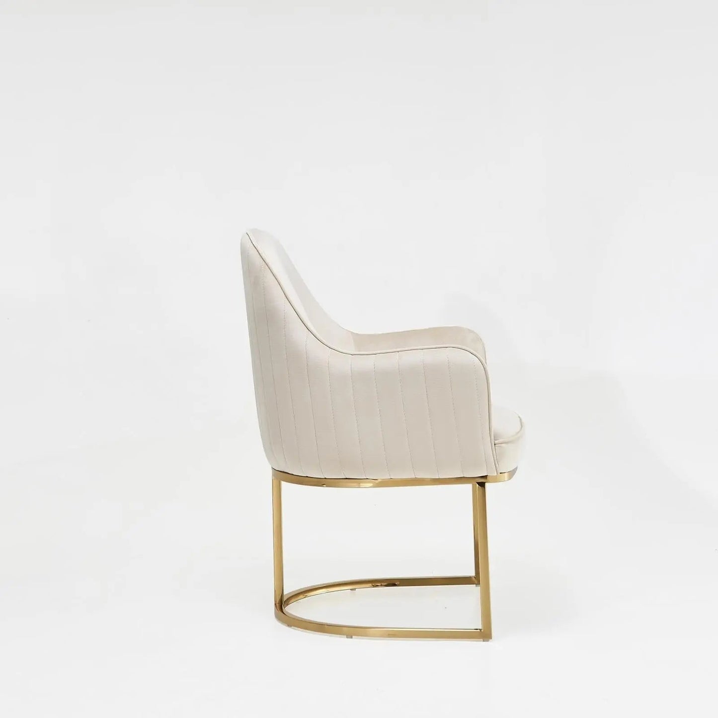 Andria Titanium Gold Premium Dining Chair