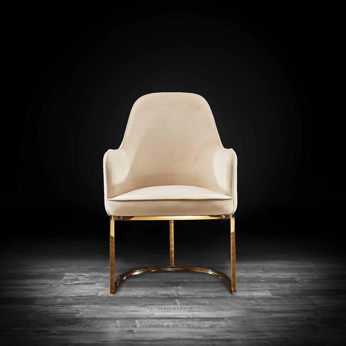 Andria Titanium Gold Premium Dining Chair