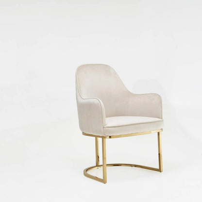 Andria Titanium Gold Premium Dining Chair