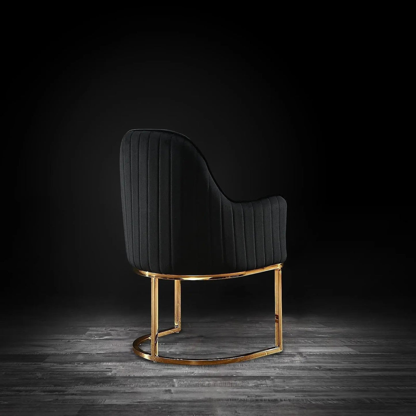 Andria Titanium Gold Premium Dining Chair