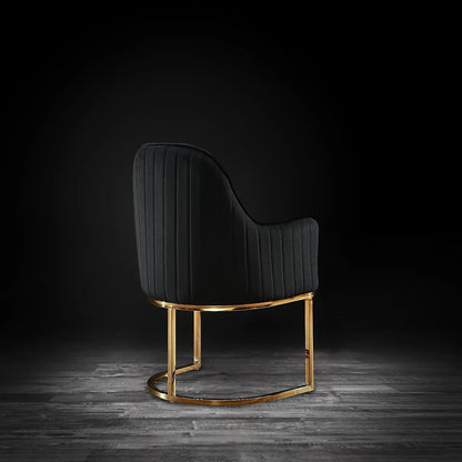 Andria Titanium Gold Premium Dining Chair