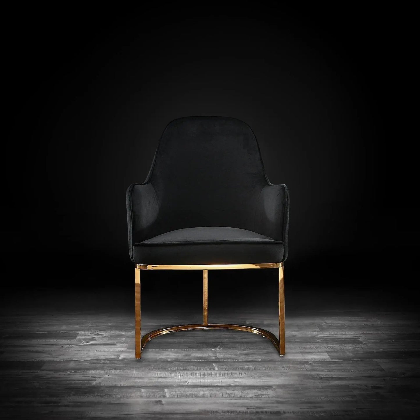 Andria Titanium Gold Premium Dining Chair