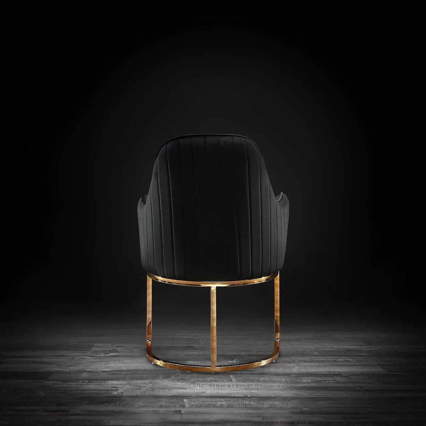 Andria Titanium Gold Premium Dining Chair