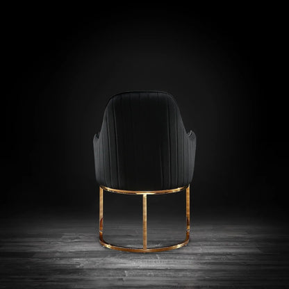 Andria Titanium Gold Premium Dining Chair