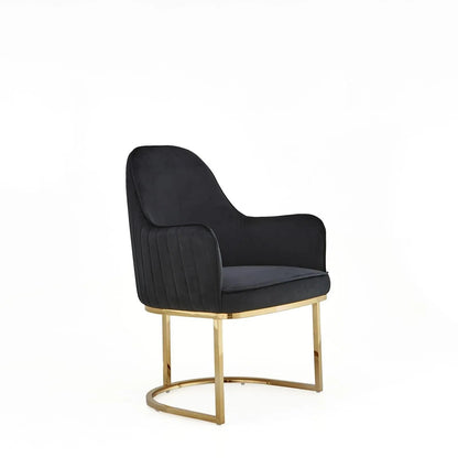 Andria Titanium Gold Premium Dining Chair