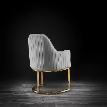 Andria Titanium Gold Premium Dining Chair