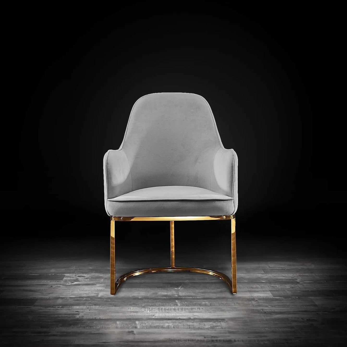 Andria Titanium Gold Premium Dining Chair