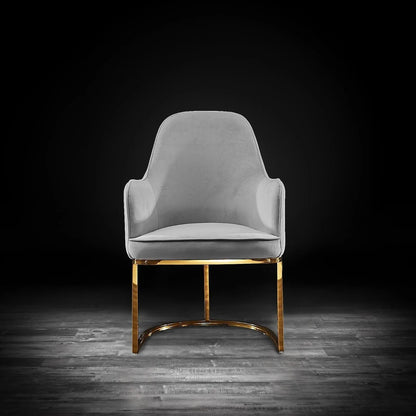 Andria Titanium Gold Premium Dining Chair