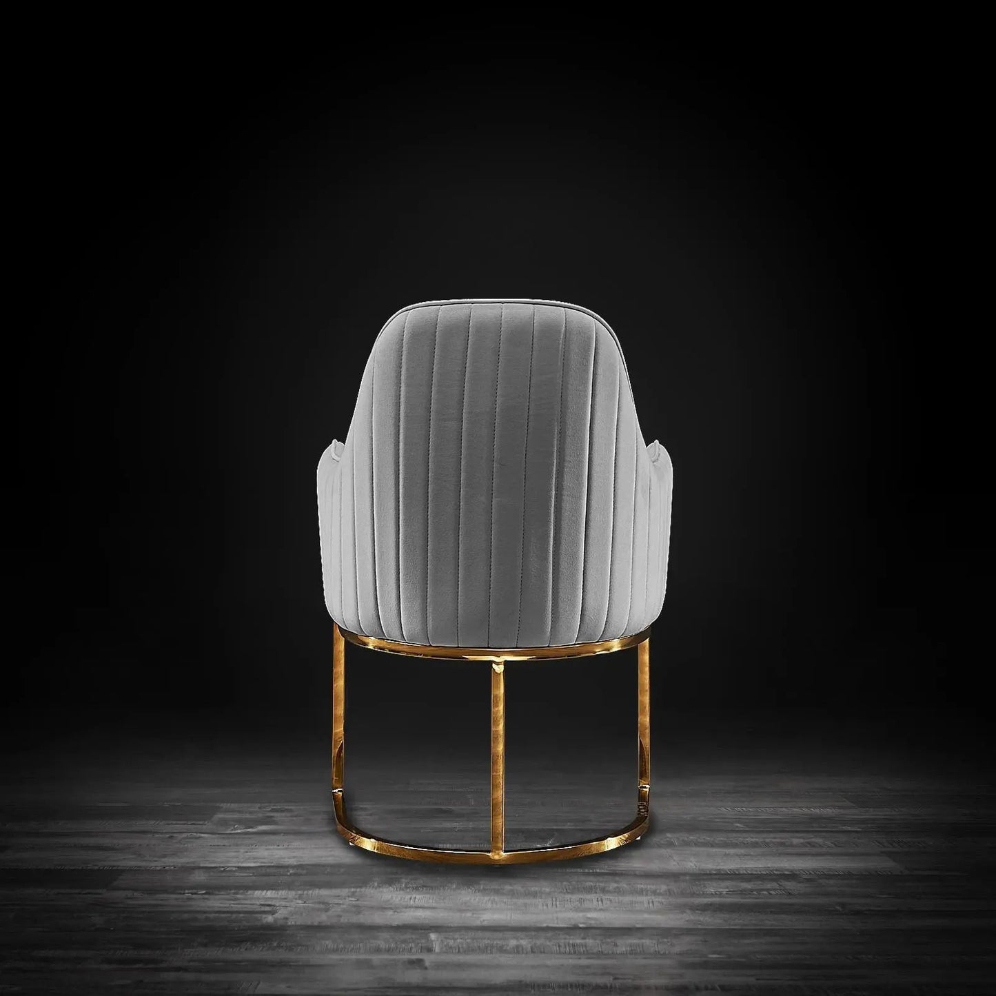 Andria Titanium Gold Premium Dining Chair
