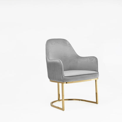 Andria Titanium Gold Premium Dining Chair
