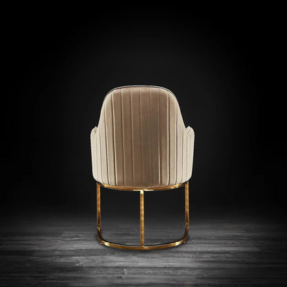 Andria Titanium Gold Premium Dining Chair