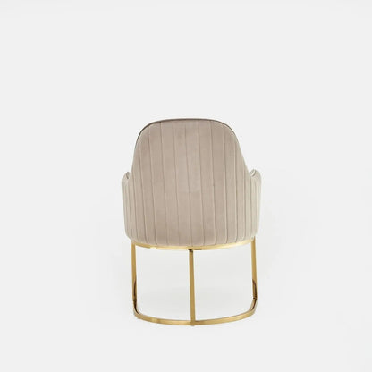 Andria Titanium Gold Premium Dining Chair