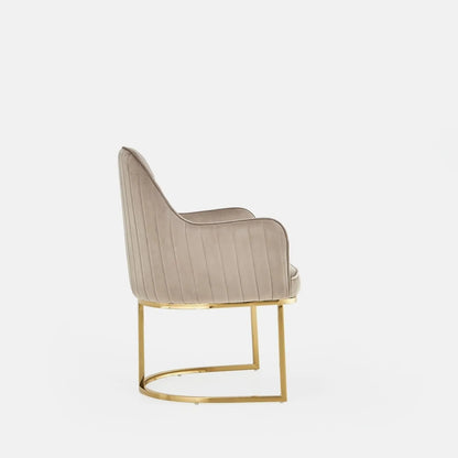 Andria Titanium Gold Premium Dining Chair