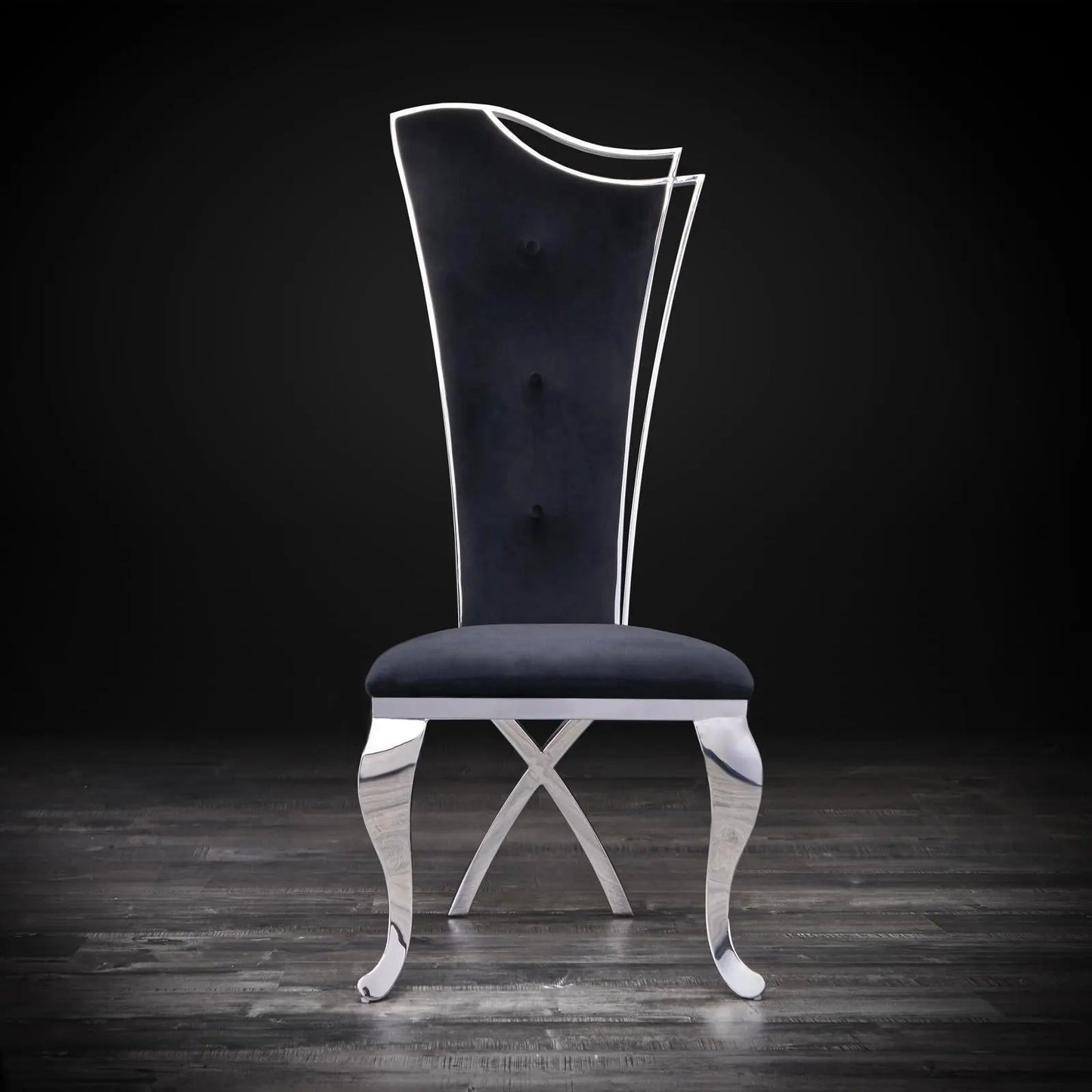 Belladonna Silver Classic Dining Chair