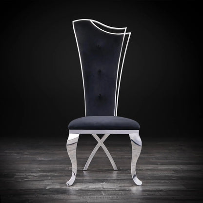 Belladonna Silver Classic Dining Chair