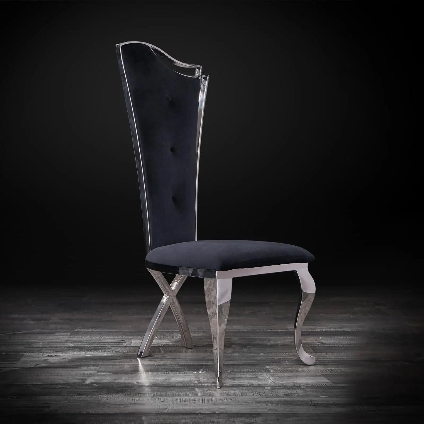 Belladonna Silver Classic Dining Chair
