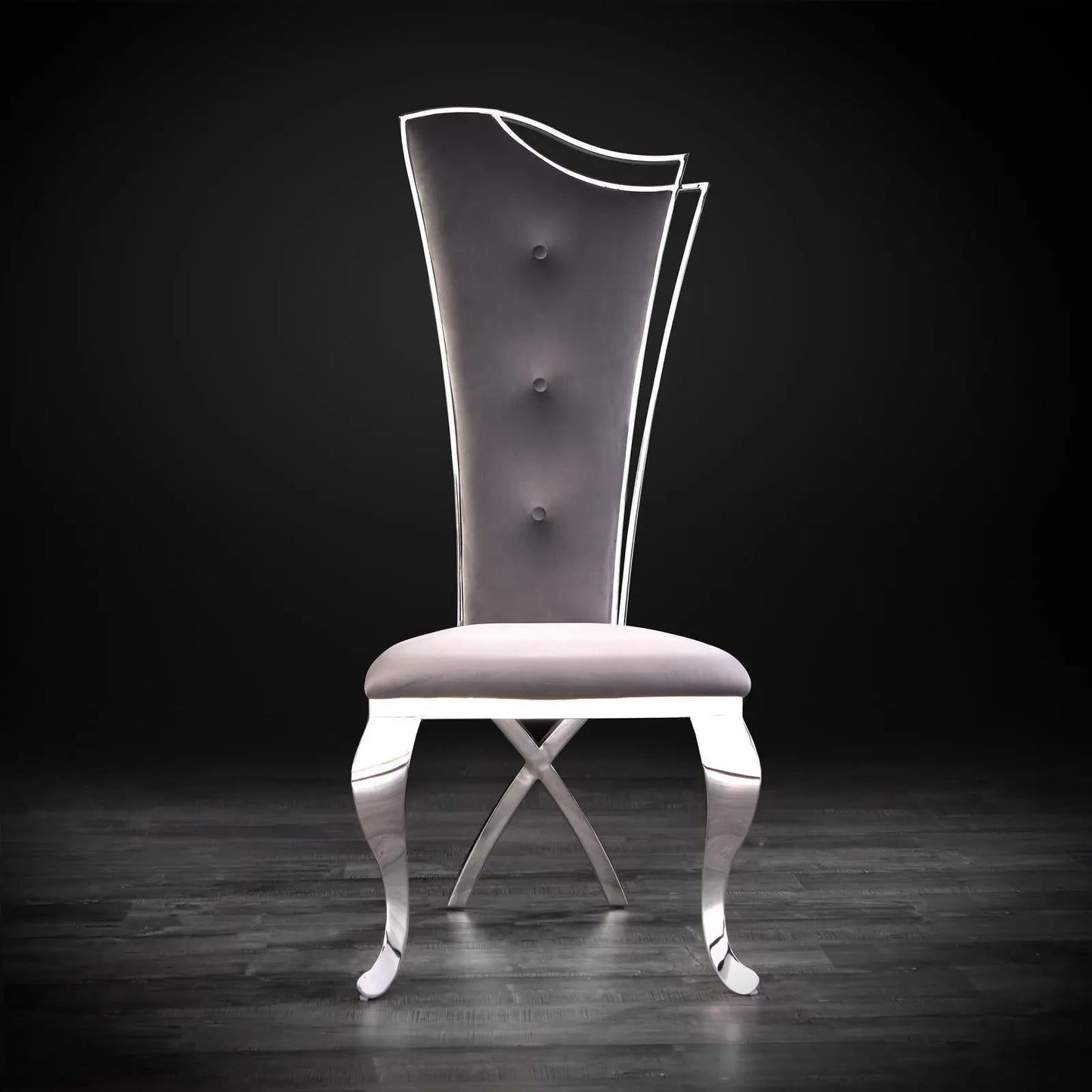 Belladonna Silver Classic Dining Chair