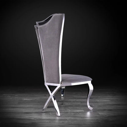 Belladonna Silver Classic Dining Chair