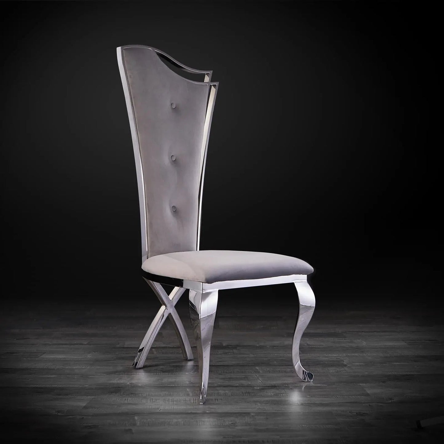 Belladonna Silver Classic Dining Chair