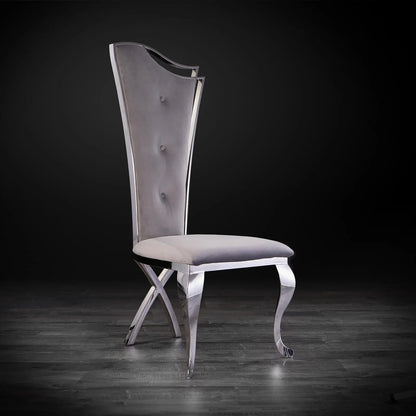 Belladonna Silver Classic Dining Chair