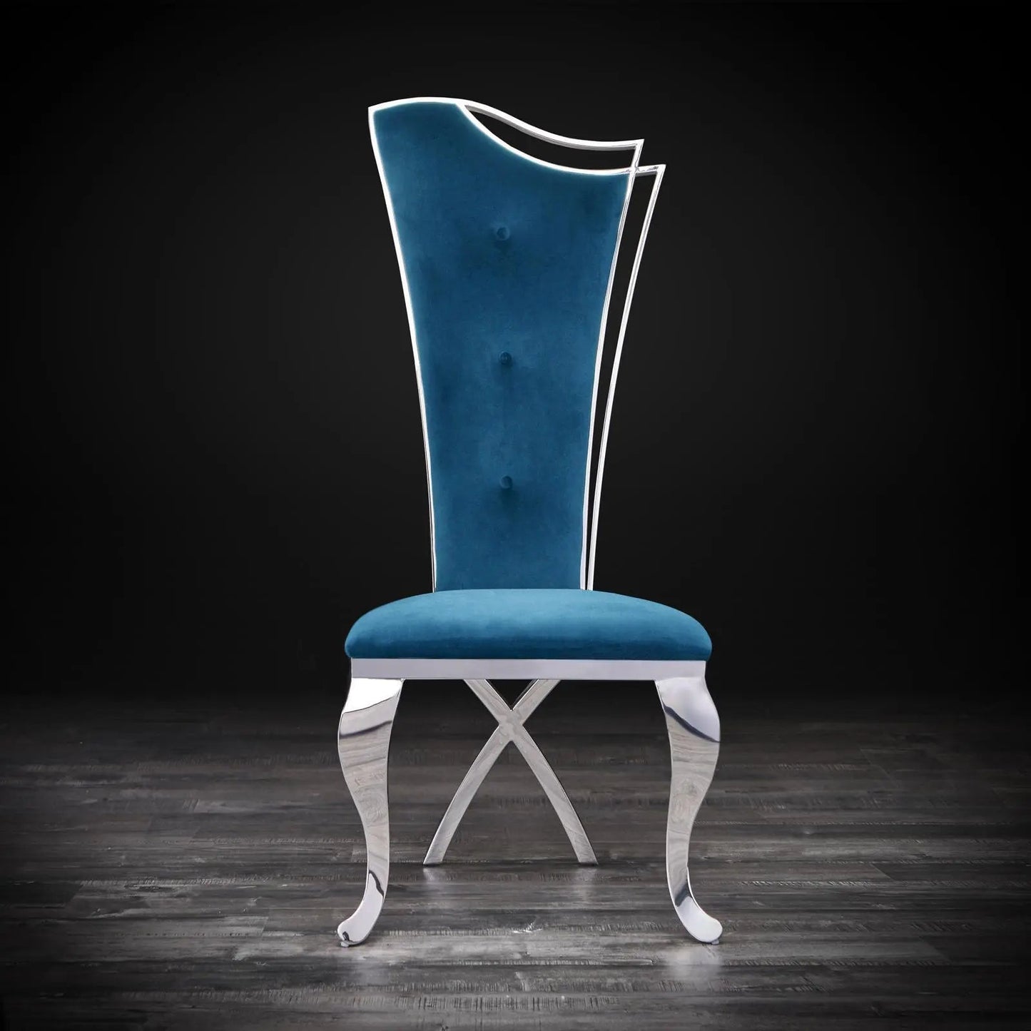 Belladonna Silver Classic Dining Chair