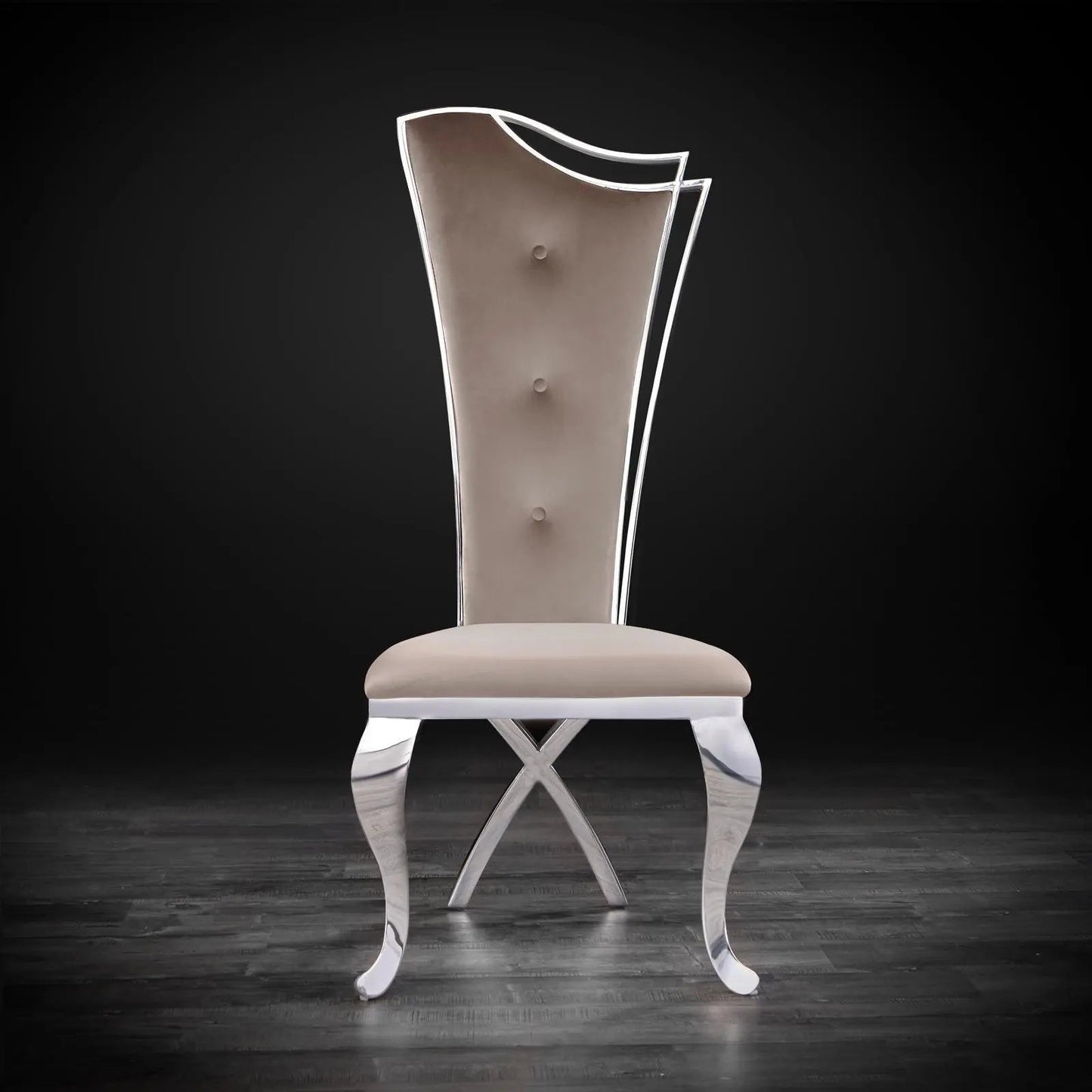 Belladonna Silver Classic Dining Chair