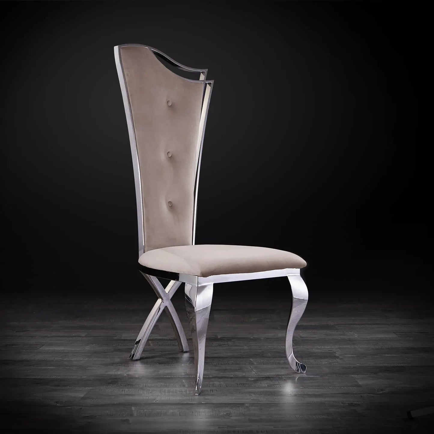 Belladonna Silver Classic Dining Chair