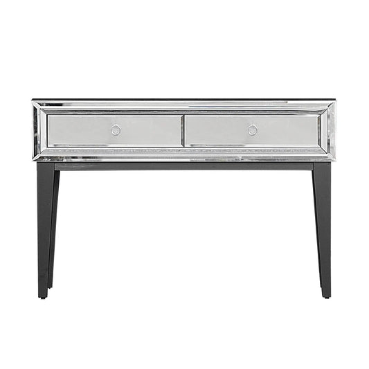 Beverly Mirrored Console Table with Sleek Finish