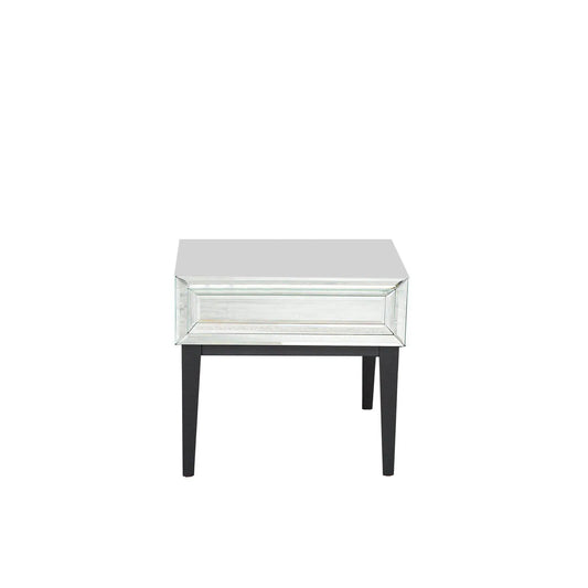 Beverly End Table | Mirrored Finish for Elegant Look
