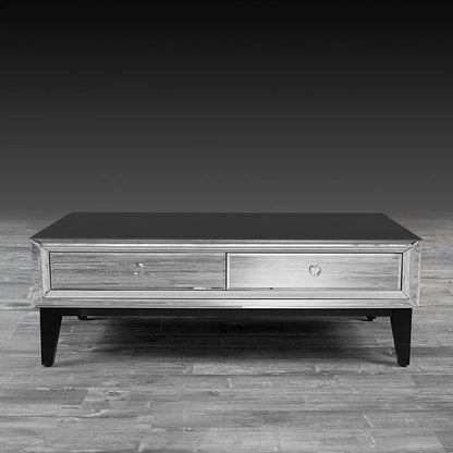 Beverly Mirrored Coffee Table – Elegant & Modern