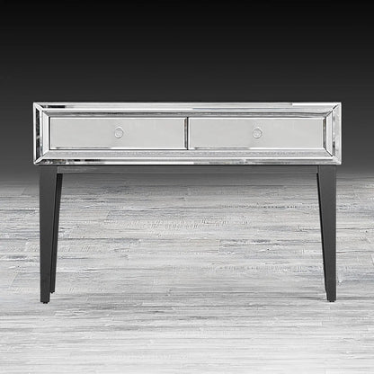 Beverly Mirrored Console Table with Sleek Finish