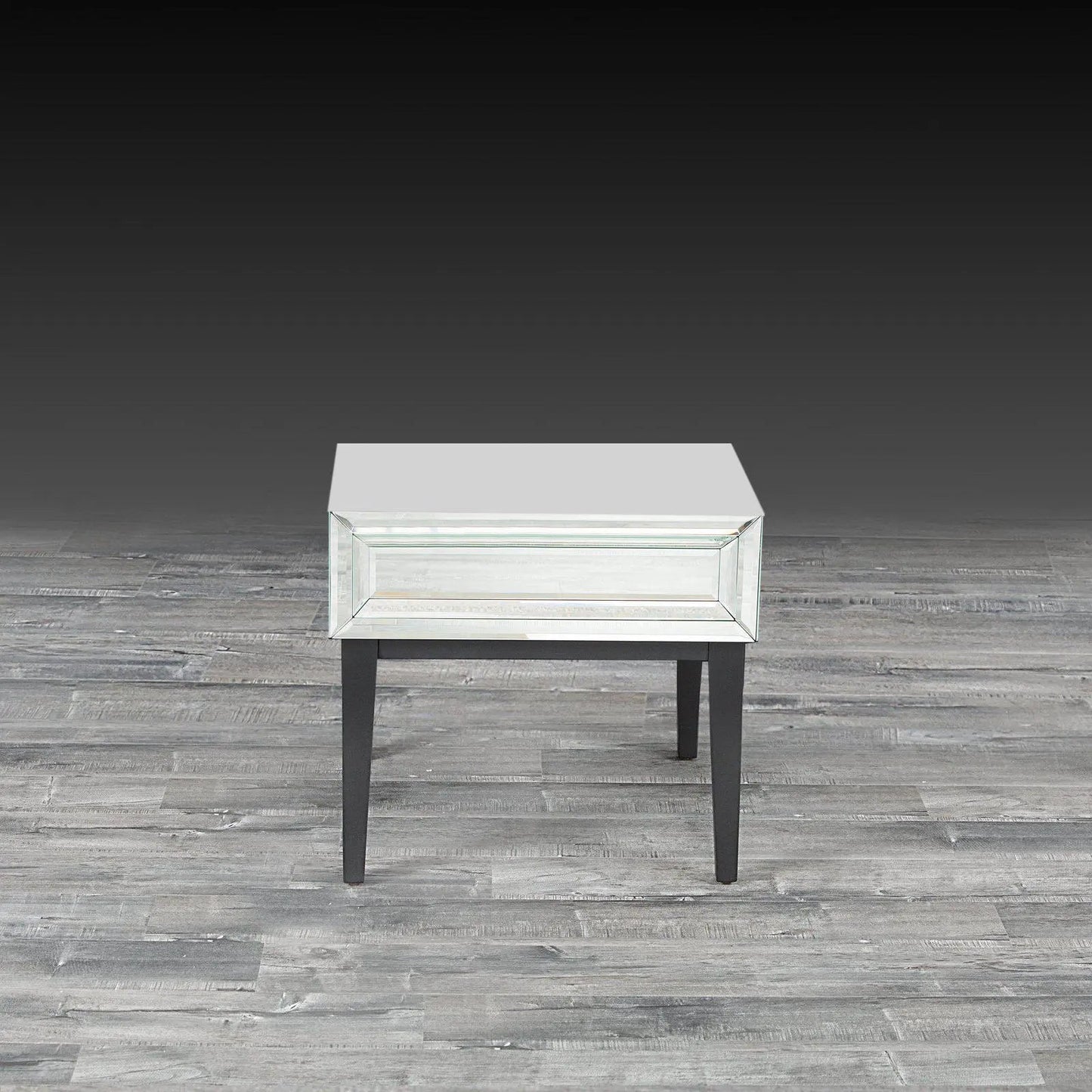 Beverly End Table | Mirrored Finish for Elegant Look