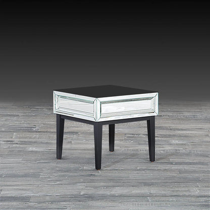 Beverly End Table | Mirrored Finish for Elegant Look