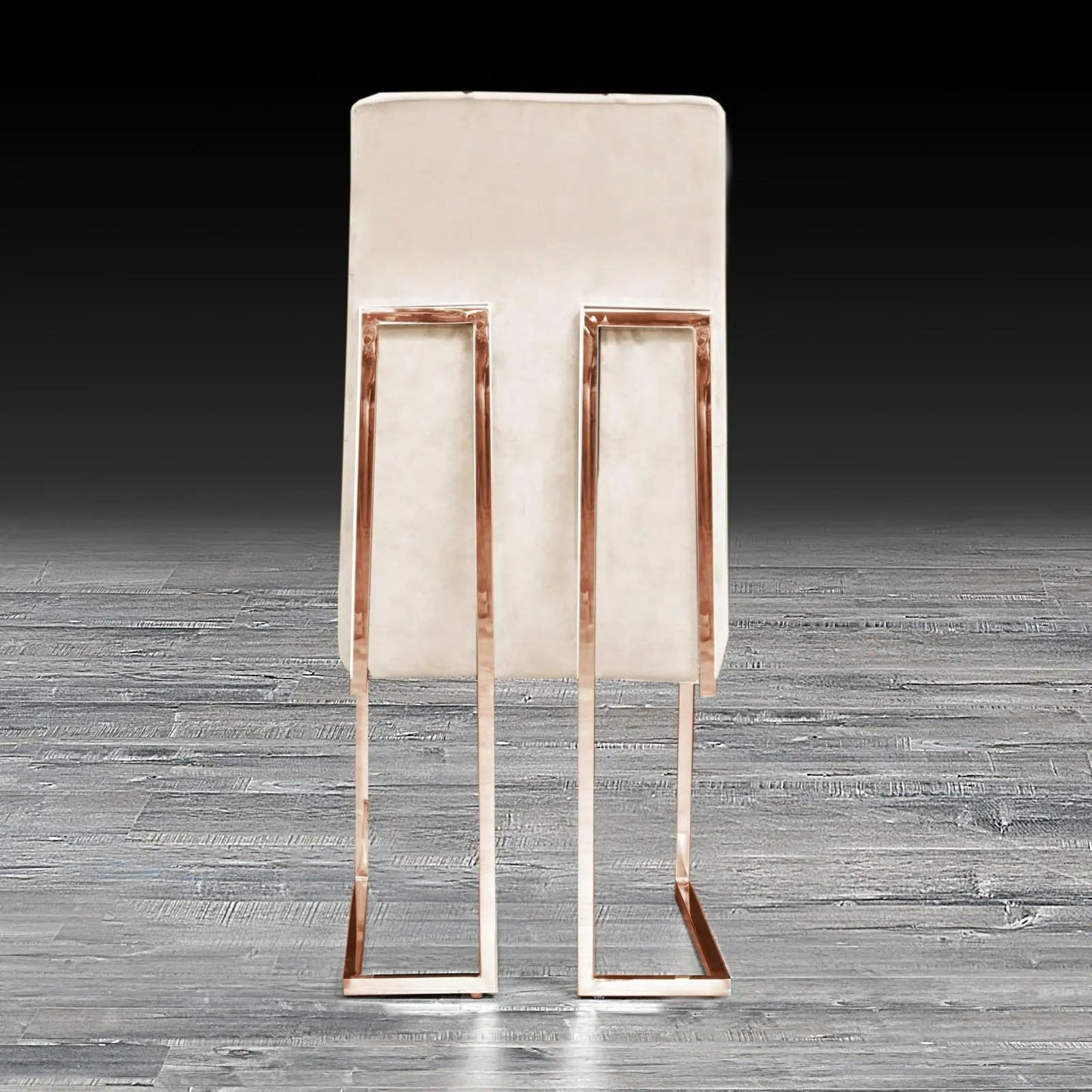 Cameron Rose Gold Elegant Dining Chair