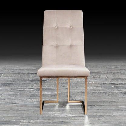 Cameron Rose Gold Elegant Dining Chair