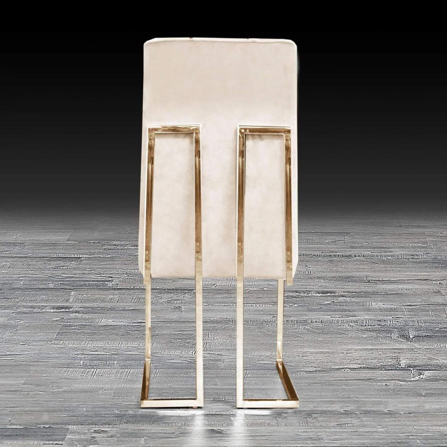 Cameron Titanium Gold Contemporary Dining Chair