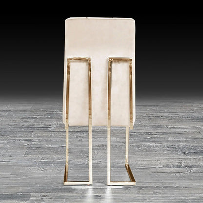 Cameron Titanium Gold Contemporary Dining Chair