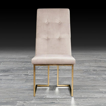 Cameron Titanium Gold Contemporary Dining Chair