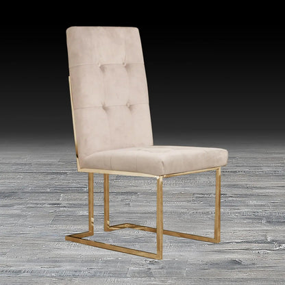 Cameron Titanium Gold Contemporary Dining Chair