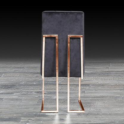 Cameron Rose Gold Elegant Dining Chair