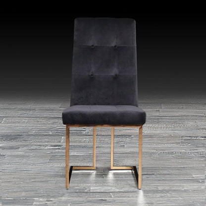 Cameron Rose Gold Elegant Dining Chair