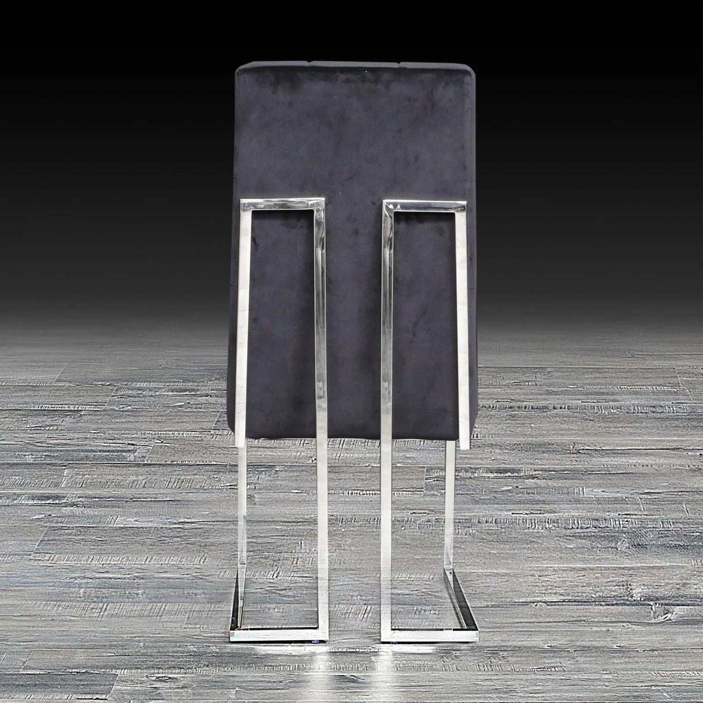 Cameron Polished Silver Dining Chair