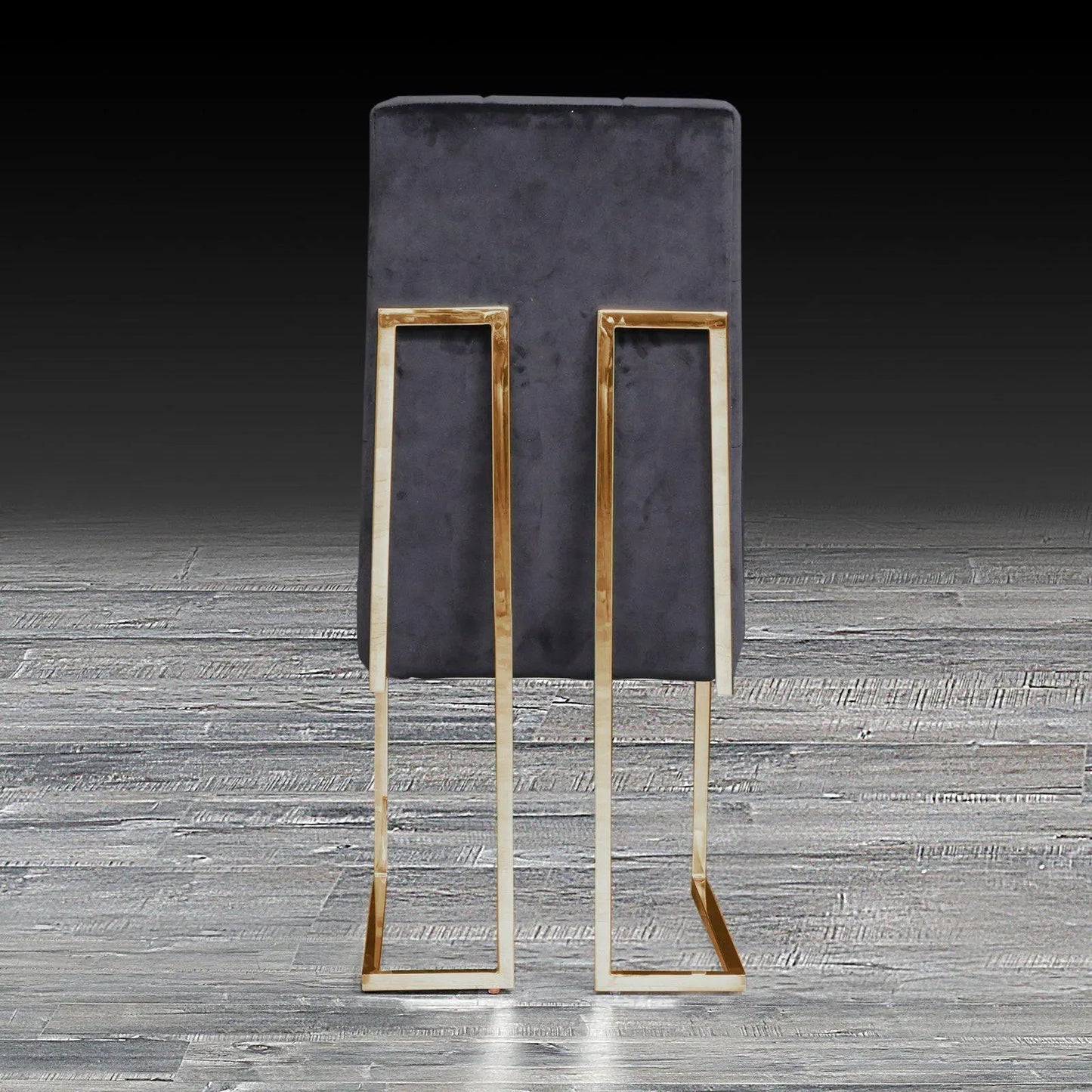 Cameron Titanium Gold Contemporary Dining Chair
