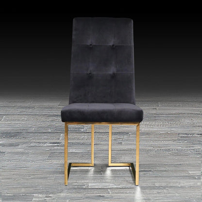Cameron Titanium Gold Contemporary Dining Chair