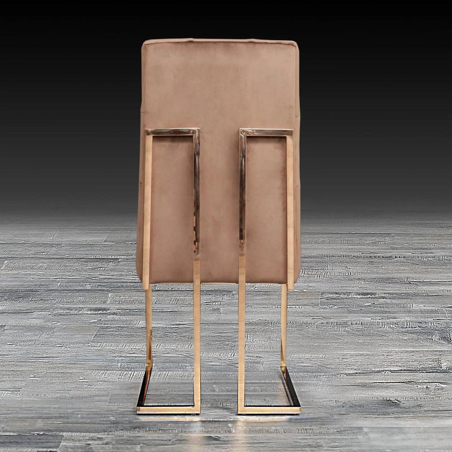 Cameron Rose Gold Elegant Dining Chair