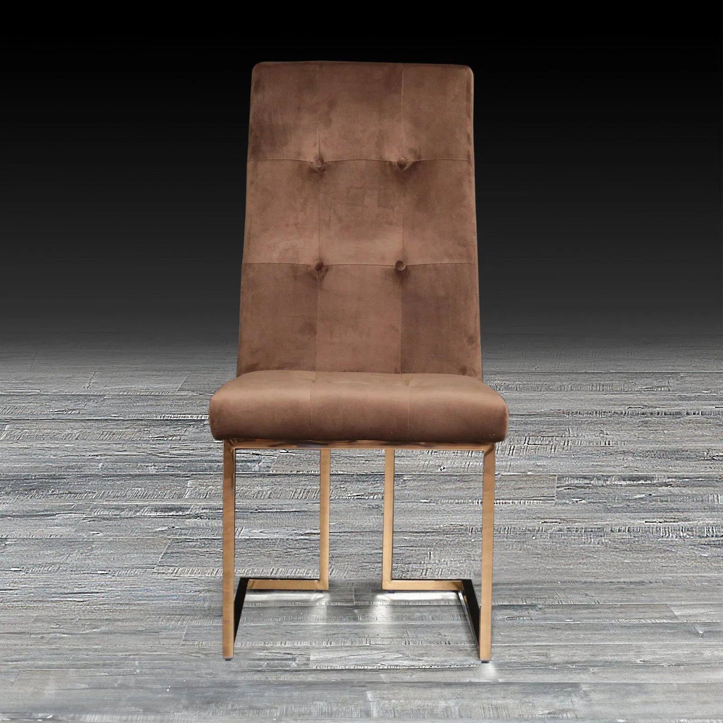 Cameron Rose Gold Elegant Dining Chair